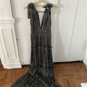 Sabina Musayev Dress in Multicolor Silver size XS